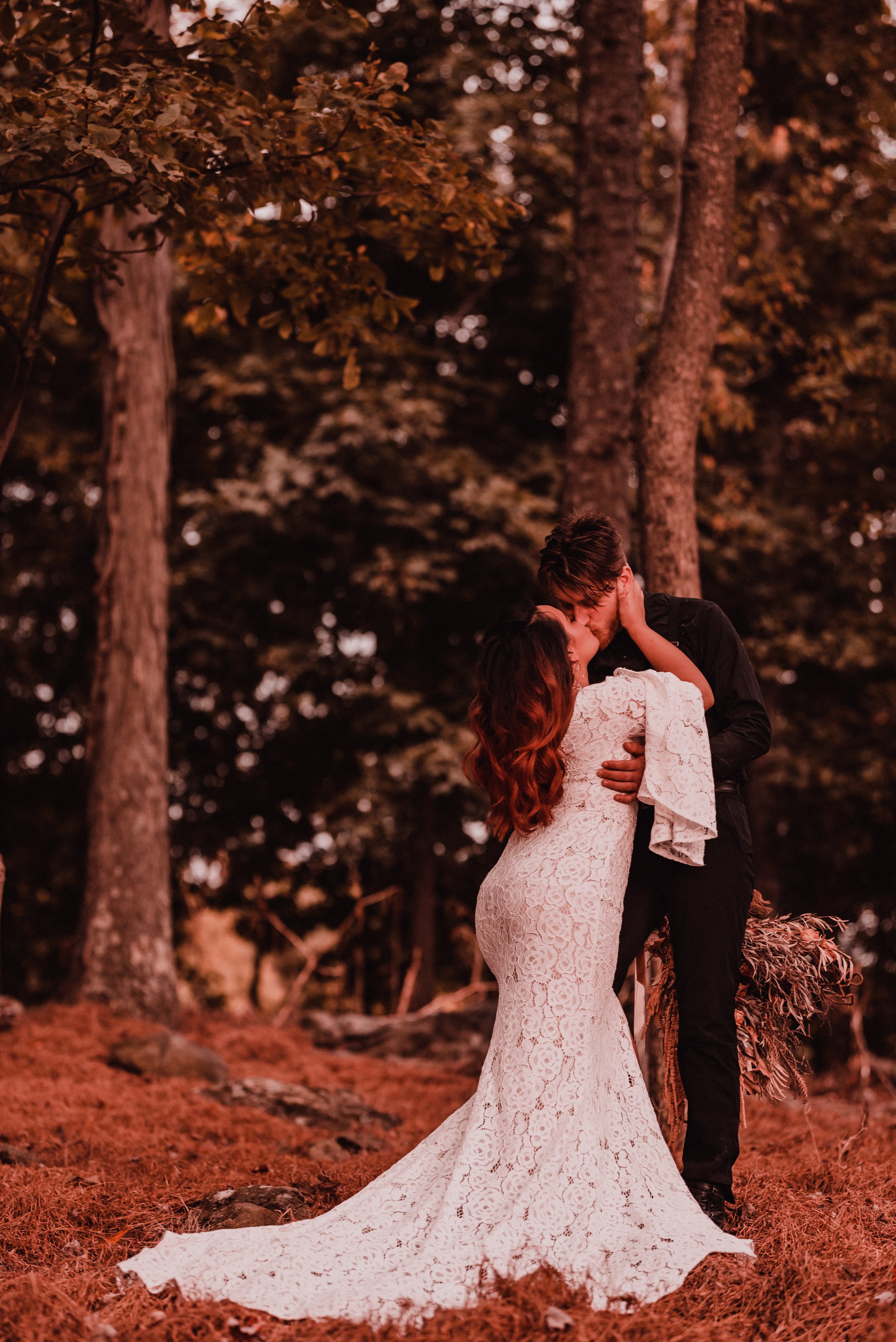 Je T'amie + Blake | Woodland Elopement | Sabillasville MD | Caboose Farm Wedding Photographer | Catoctin Mountain Elopement Photographer-86.jpg