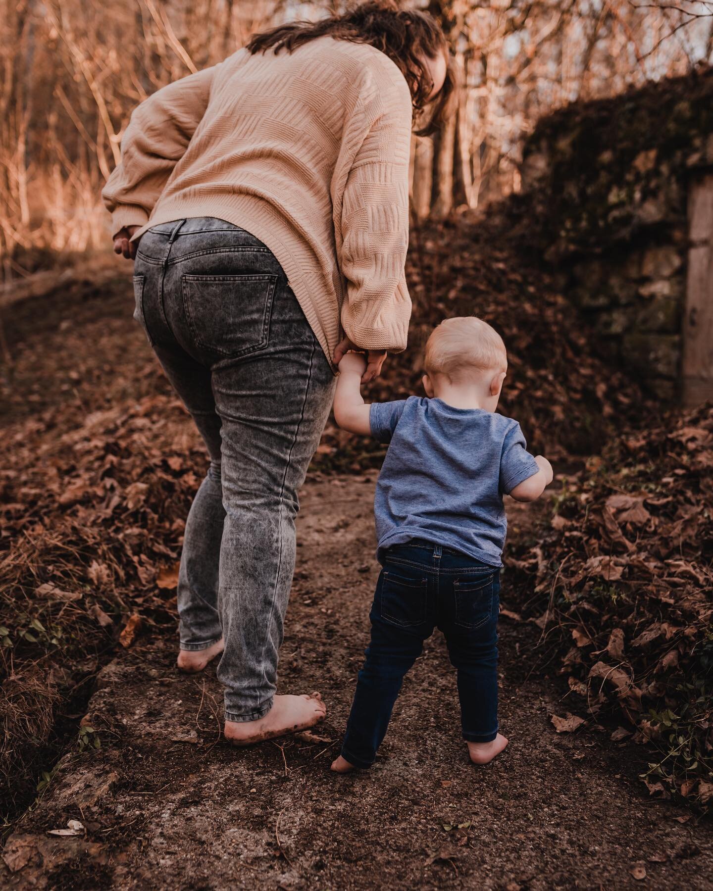 Spring is muddy toes, creek adventures, the first greens of moss, playing outside, and thawing from the winter.

These fabulous humans fill my soul cup and I&rsquo;m so glad I got to welcome spring hanging in Sarah and Rob&rsquo;s backyard just exist