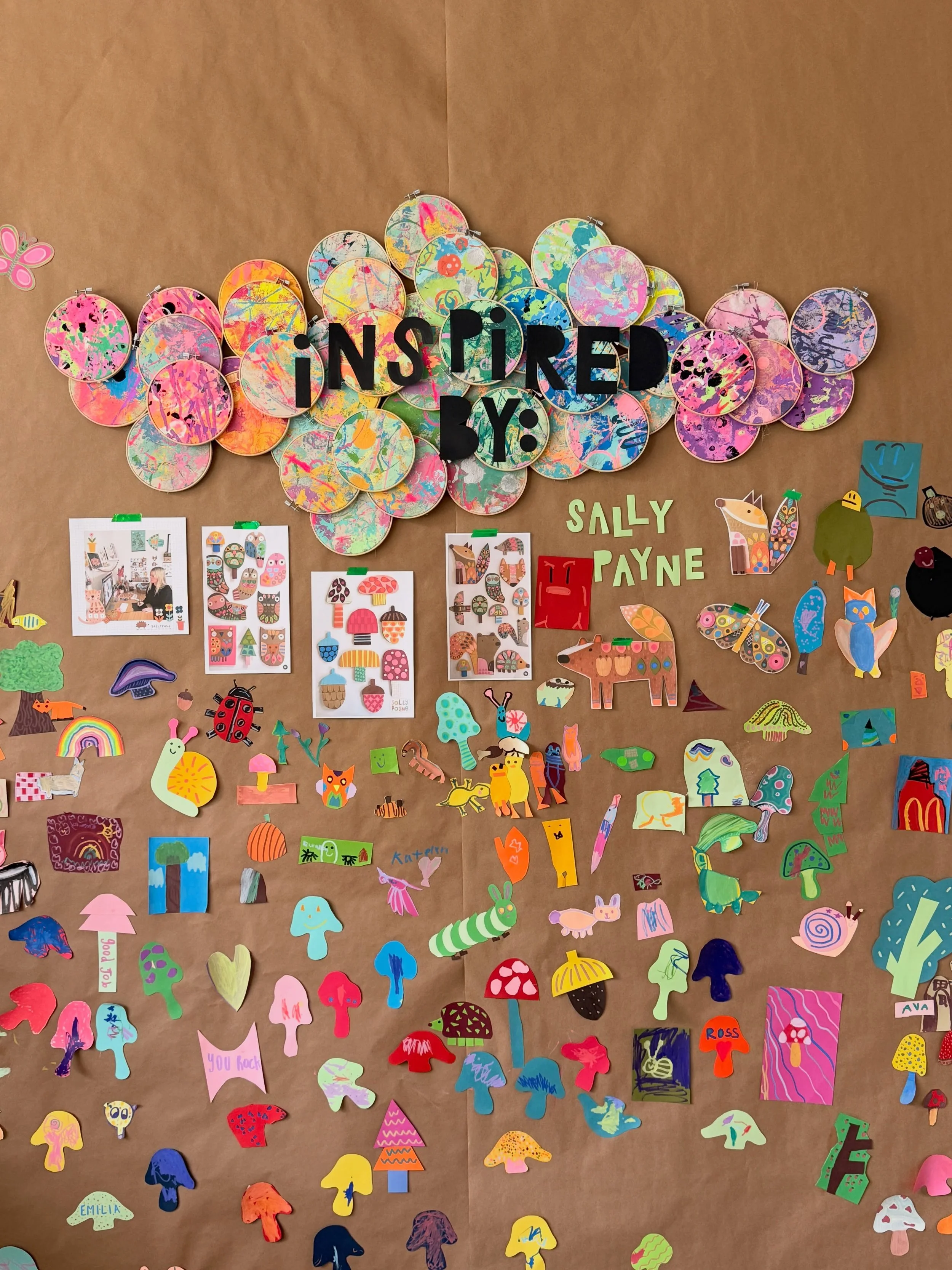 Week 6 was inspired by artist Sally Payne and her whimsical woodland cardboard creations! The collaborative woodland collage might have been my favorite part of the week 🍄🦊🦌🌲🦔🦫