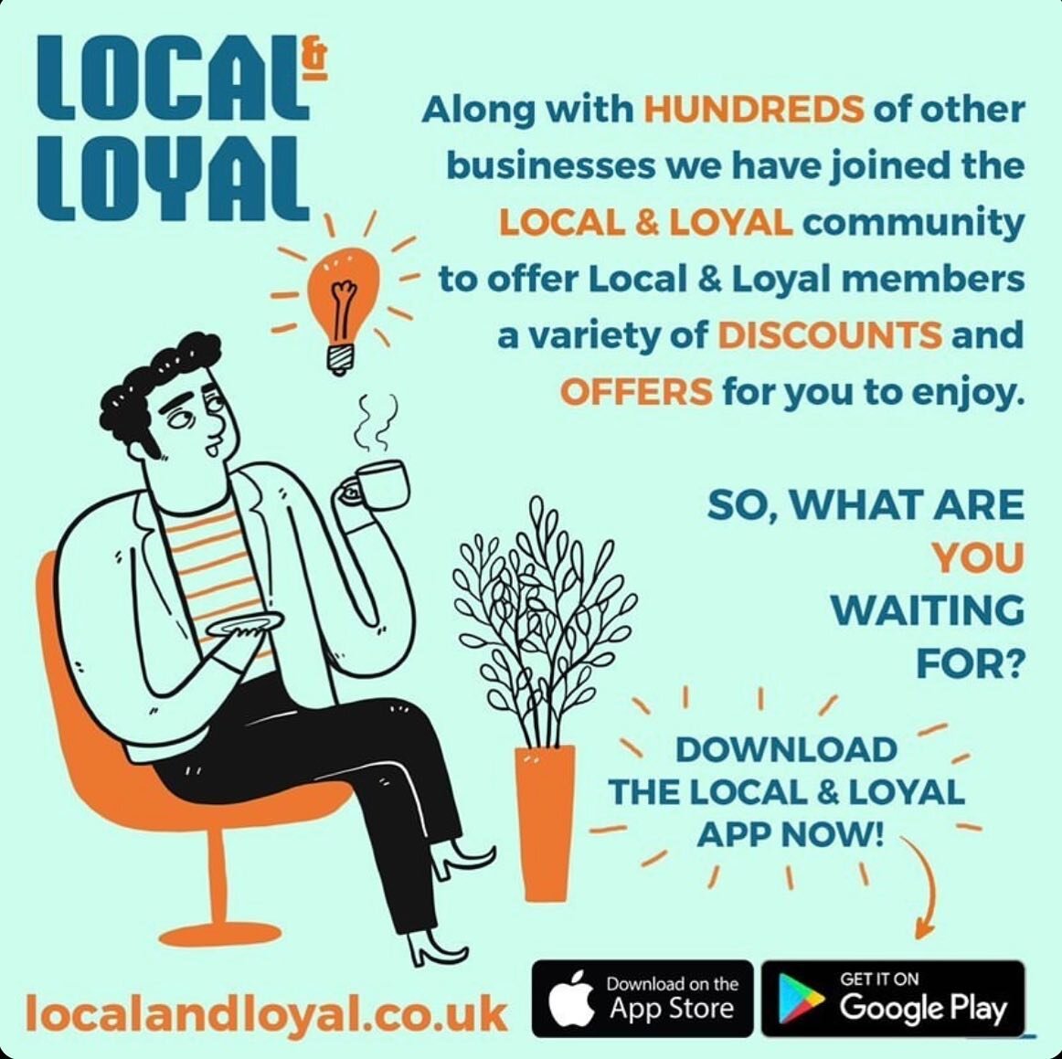 We&rsquo;re very happy to announce we&rsquo;ve teamed up with @localandloyaluk and we are giving away something FREE... download the app to find out #localandloyal