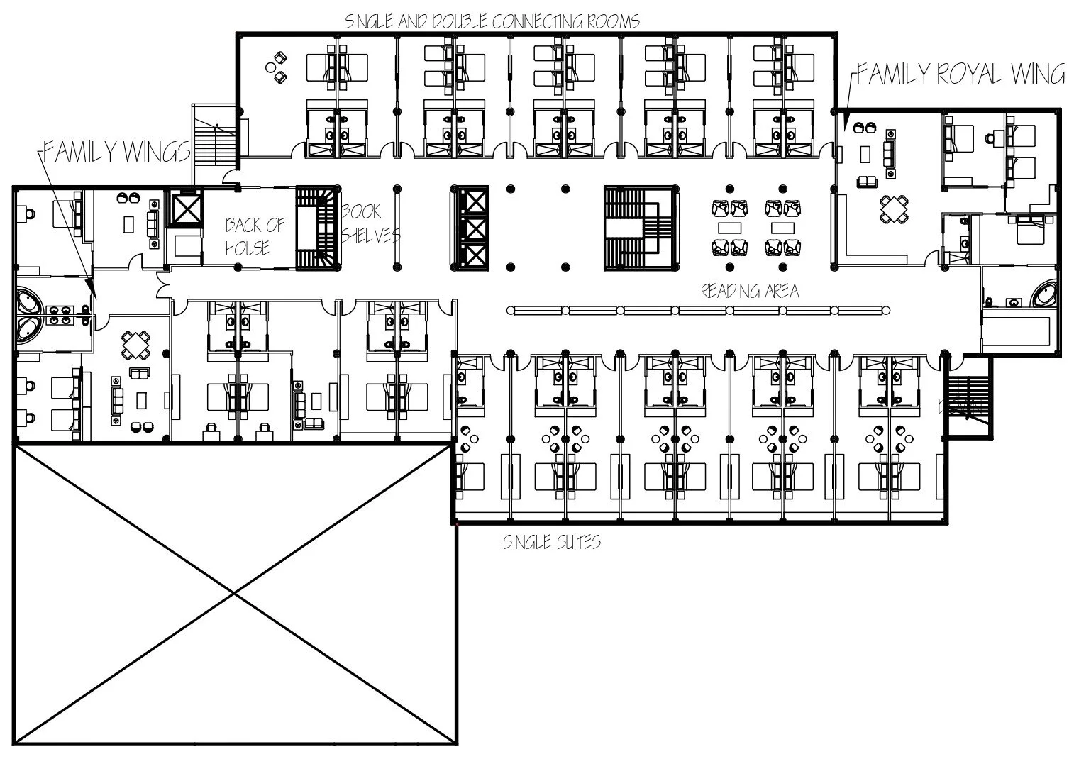 Hotel First Floor Plan