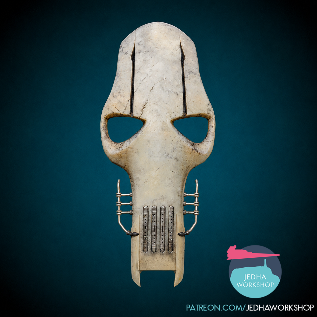 General Grievous Mask (Human Size) 3D Print Files (Revenge of the Sith)