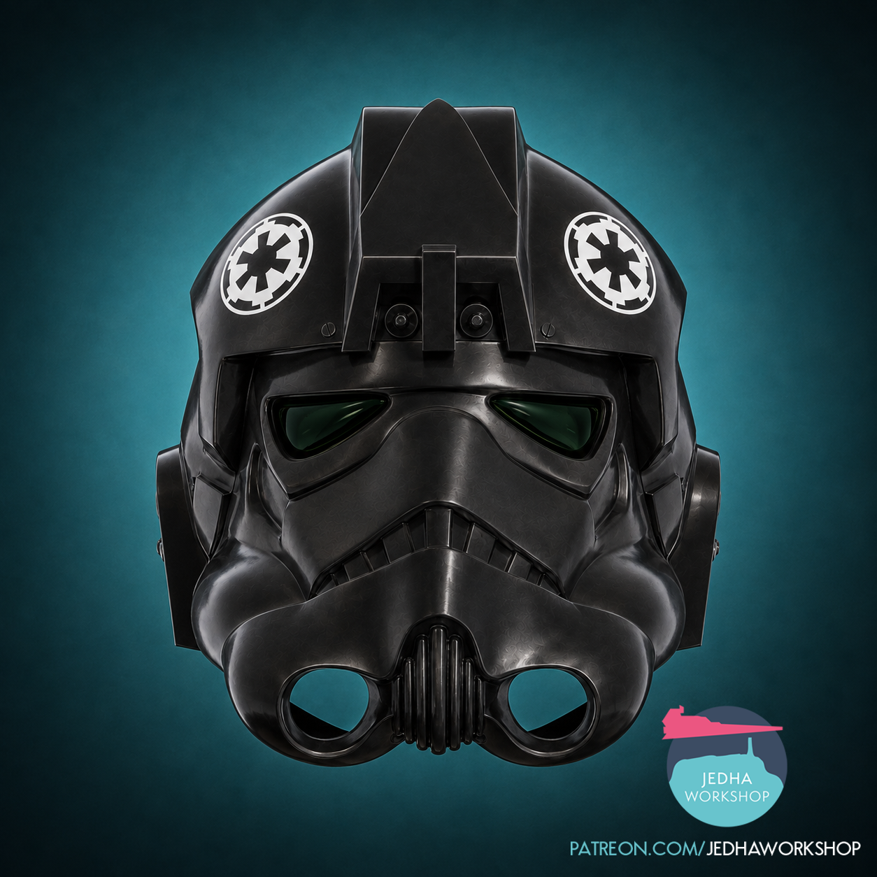 Imperial Tie Fighter Pilot Helmet 3D 1.png