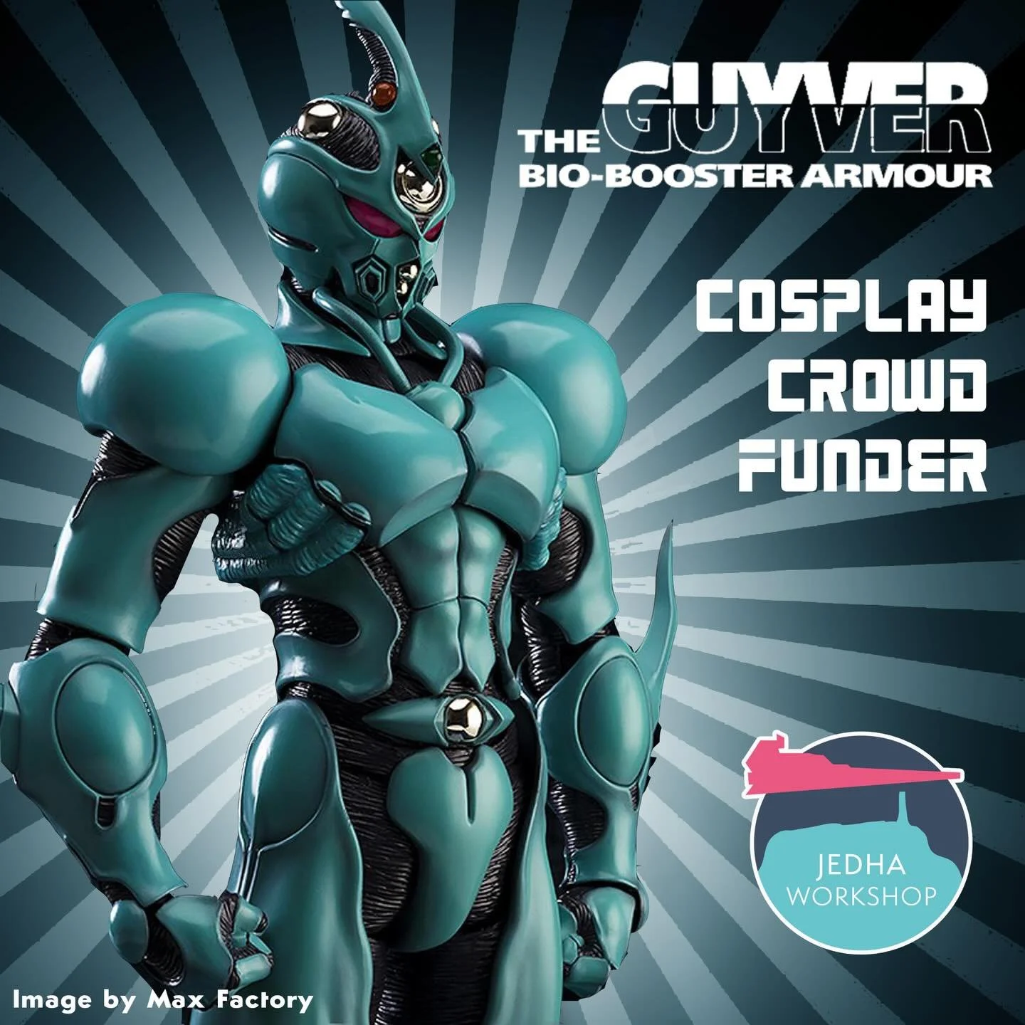 Yo! Now we&rsquo;ve finished designing the Guyver helmet, next job is this. Yup&hellip; we are modelling this entire armour for cosplay!

We want to make this guy accessible for everyone and anyone who loves him and wants to cosplay him - and we want