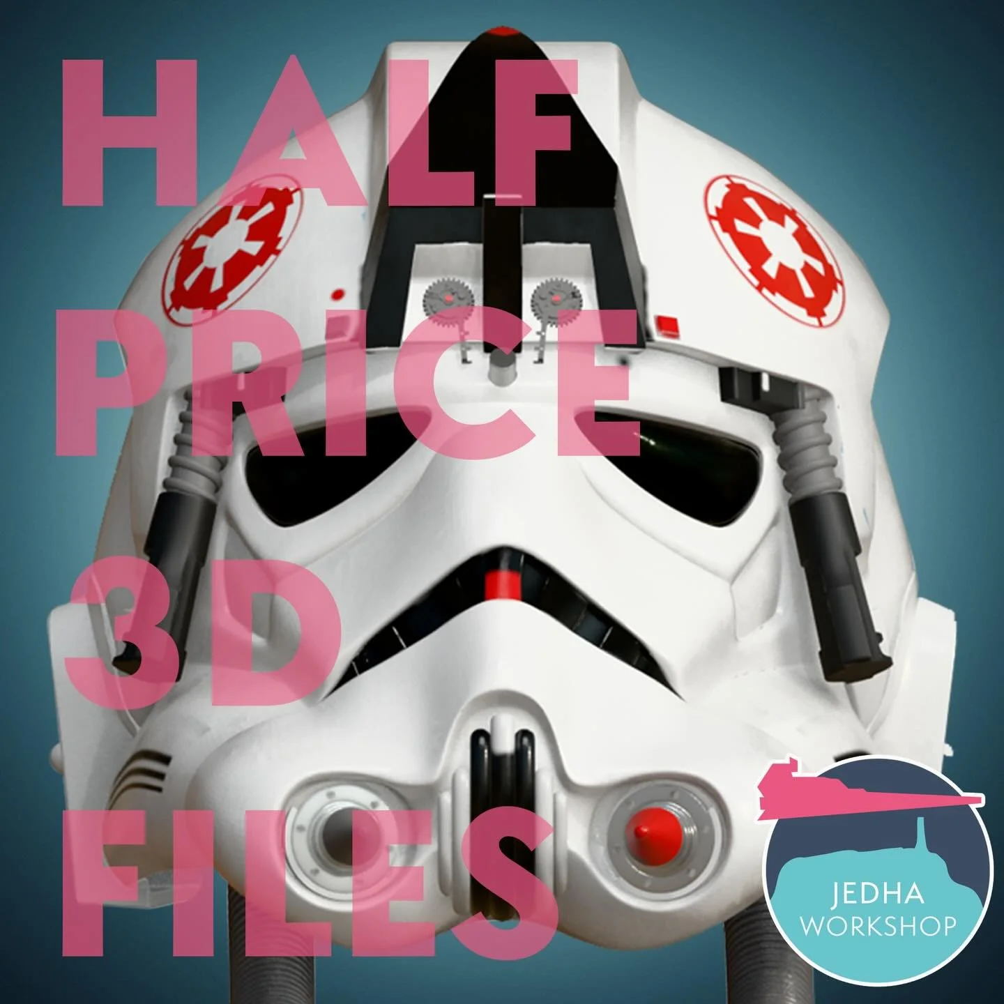 Hello there Artists, it&rsquo;s 50% Off All our 3D print files Right now!

Did you know there&rsquo;s a few of us who work on creating our models? 

Concept design, researched and plans by Ash in Yorkshire (me) 🇬🇧🙌🏼, brought to life in 3D by our 