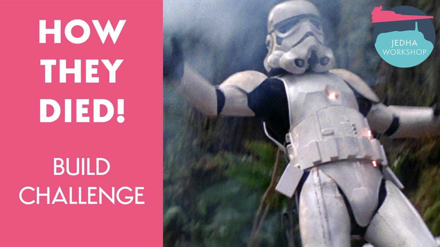 Here&rsquo;s a fun little macabre build challenge I&rsquo;m doing with my Patrons in our Facebook group.

It&rsquo;s a collaborative idea by @maycontainfire.props and I and it&rsquo;s called: &lsquo;HOW THEY DIED!&rsquo; 💀

The Rules:

&bull; Choose