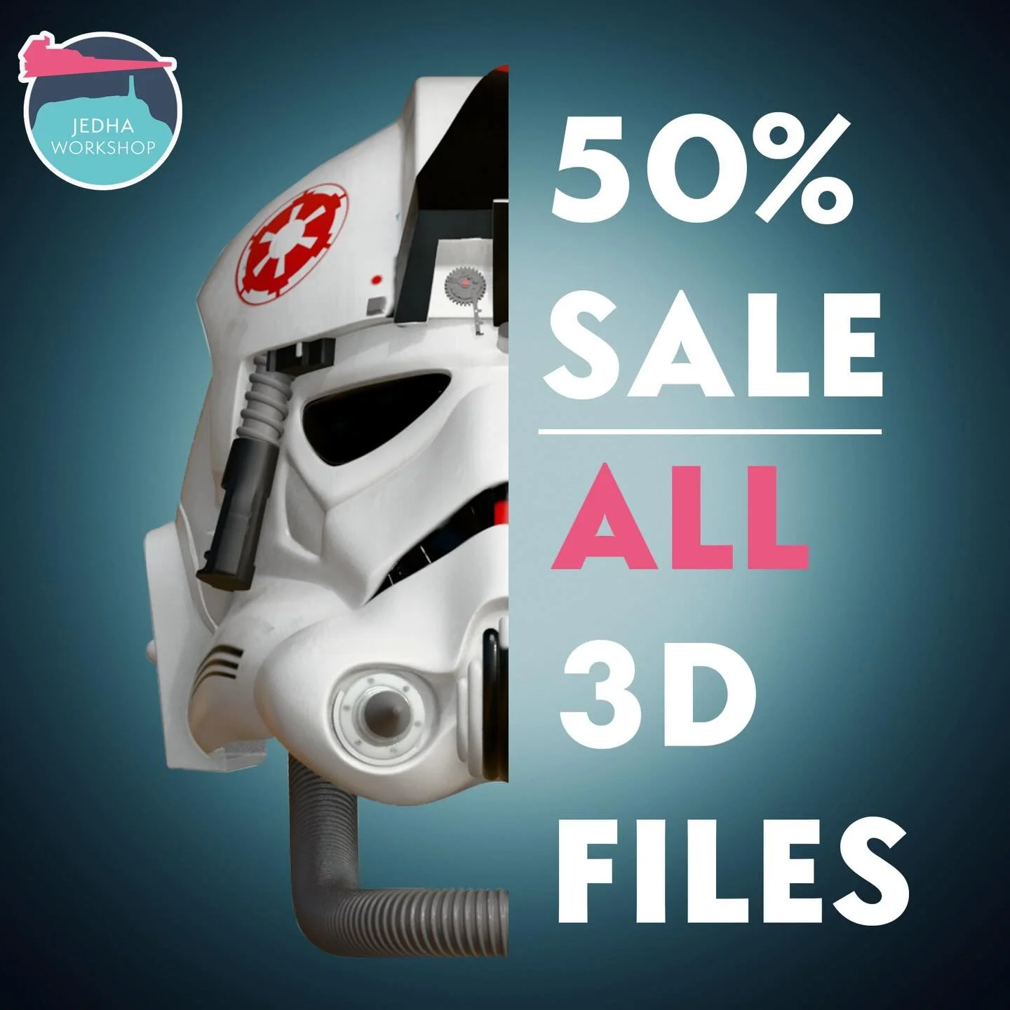 Last chance, sale Ends at Midnight tonight.

50% off all our 3D files!

Includes Bundles! 

www.Jedhaworkshop.co.uk

Use code BEECHAWAWA at checkout on this or any individual, multiple or Bundle files. Someone asked if it includes the Archive, (It do