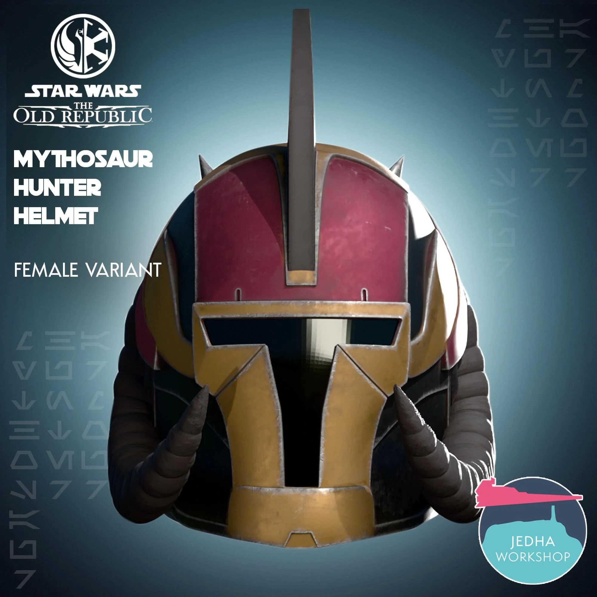Mythosaur Hunter Helmet - Launched today through our Patreon!

This was a playable skin in Star Wars The Old Republic and these are the first printable cosplay files of it ever! We&rsquo;re racking up quite a few very rare Legends designs now.

This 