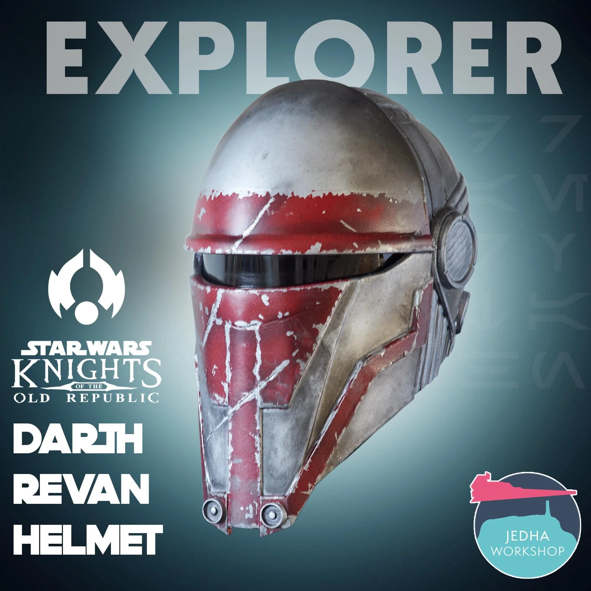 This months EXPLORER Helmet is one of my all time favourites: Darth Revan! (Or Revan if you&rsquo;re light side 🙂)

Grab him by joining the Explorer package on our Patreon.

It&rsquo;s only &pound;4 a month (or $6 US), you get:

&bull; 1 rotating he