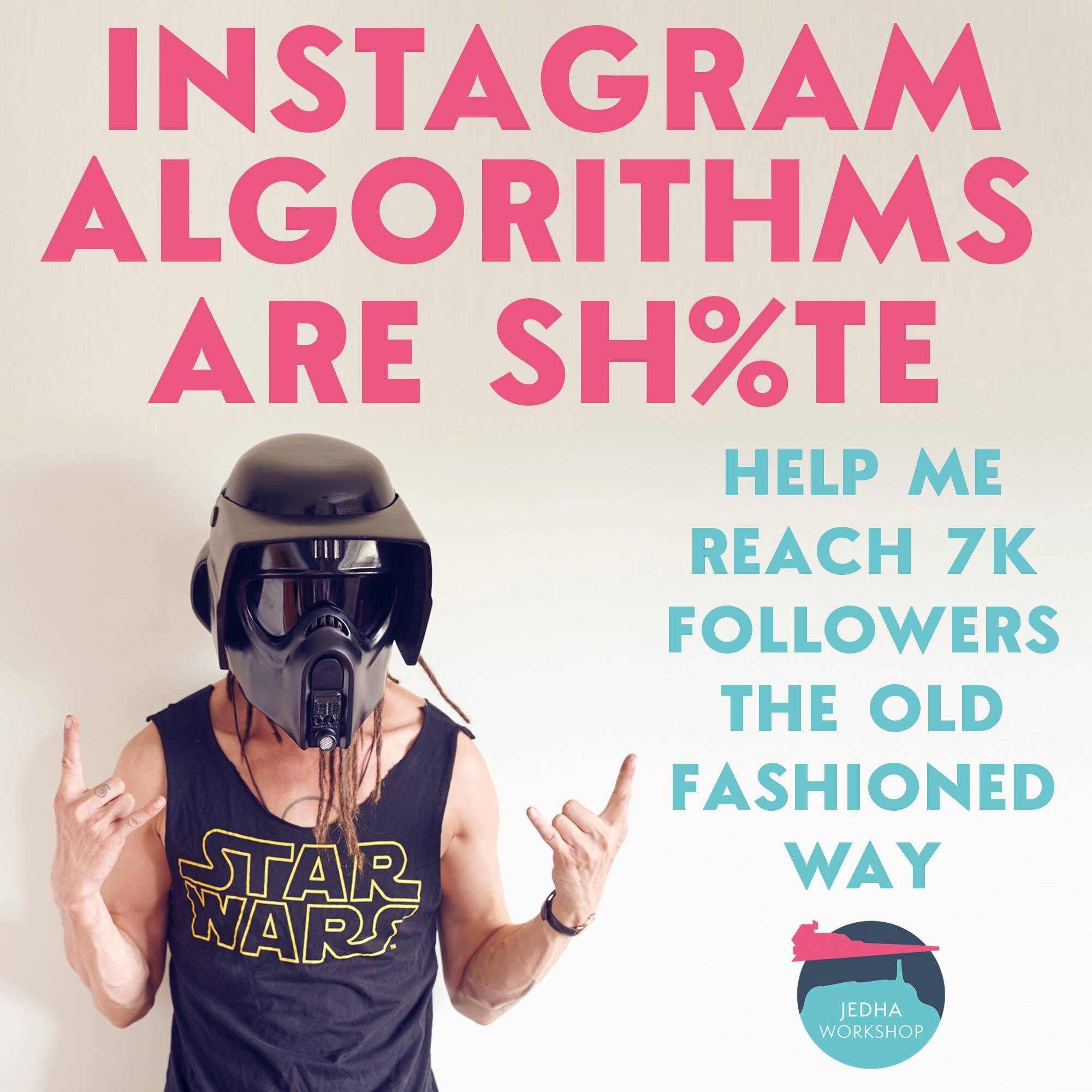 I started @jedhaworkshop in 2021. By 2022 we were at 6k organic followers!

Since then it has not got above 6.7k followers&hellip; in 4 years! Thats not normal. Creators haven&rsquo;t changed, the platform and psychology has.

@instagram hides posts 