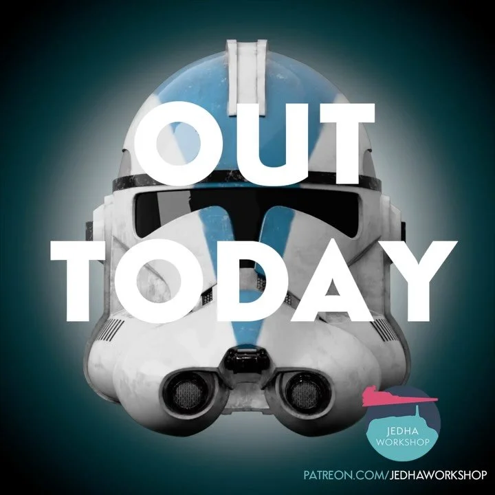 OUT TODAY! - Clone Trooper Phase II Live Action Helmet (Obi Wan Kenobi) 3D Files

Thank you for baring with us!

Since last month we&rsquo;ve updated the helmet to superior accuracy. ✊🏼

Changes we made are:

&bull; Straightened and created a more a