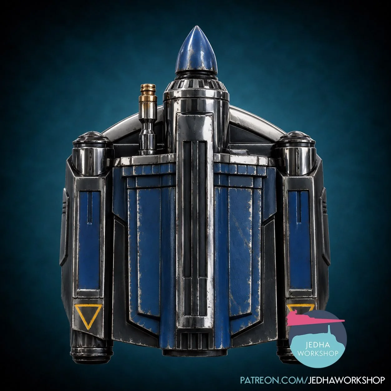 Didya know, our Bo-Katan (or Female Mandalorian) Jetpack is hollow with a secret door so you can add thruster LED&rsquo;s, soundboard and electronics - maybe even some smoke?

Well now you do 😜

It comes in 10 individual parts to print separately  e