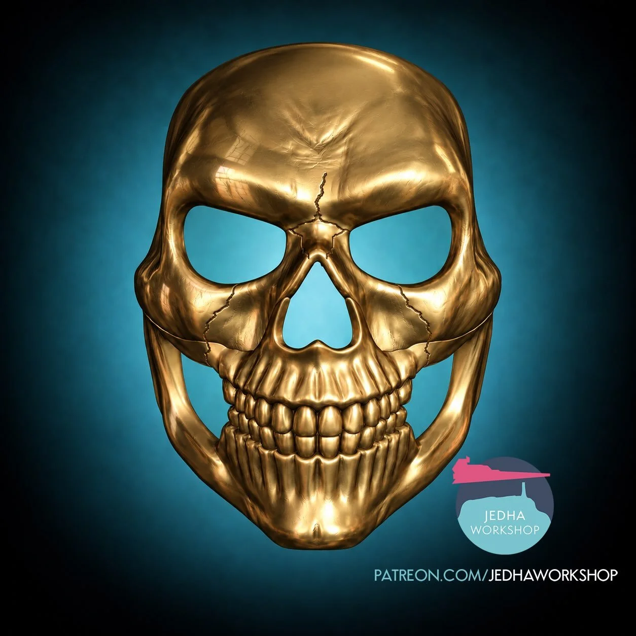 Heres a fun little mask I made a while back and never released.

This is a two-part Skull mask I created for a certain project, as I wanted the ability to both wear a mask and hide my identity - whilst being able to sing freely. So we made the lower 