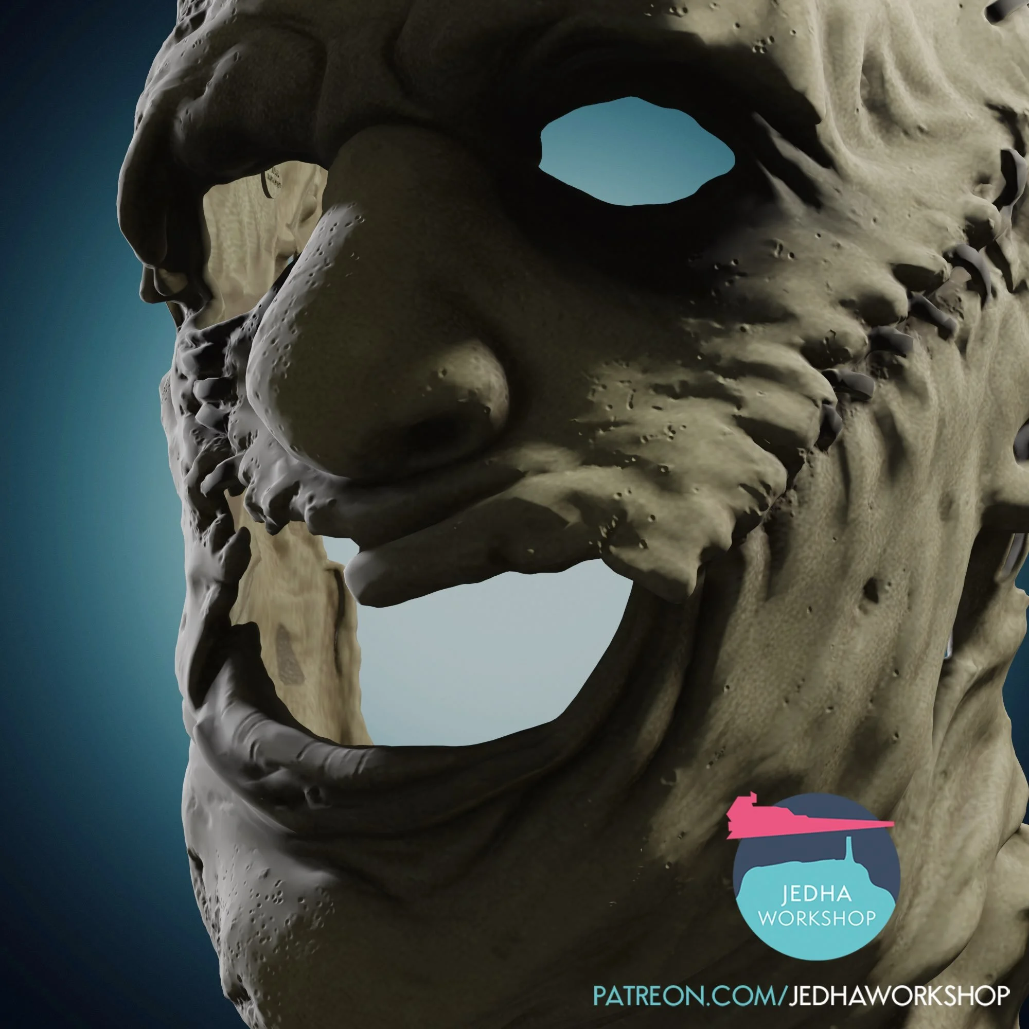 SNEAK PEAK of what I&rsquo;ve got in store for you over the Halloween period! 🎃

So I caved in and started to learn how to model a bit. I&rsquo;m a complete novice so I haven&rsquo;t done this from scratch. I auto generate a basic mask and then scul
