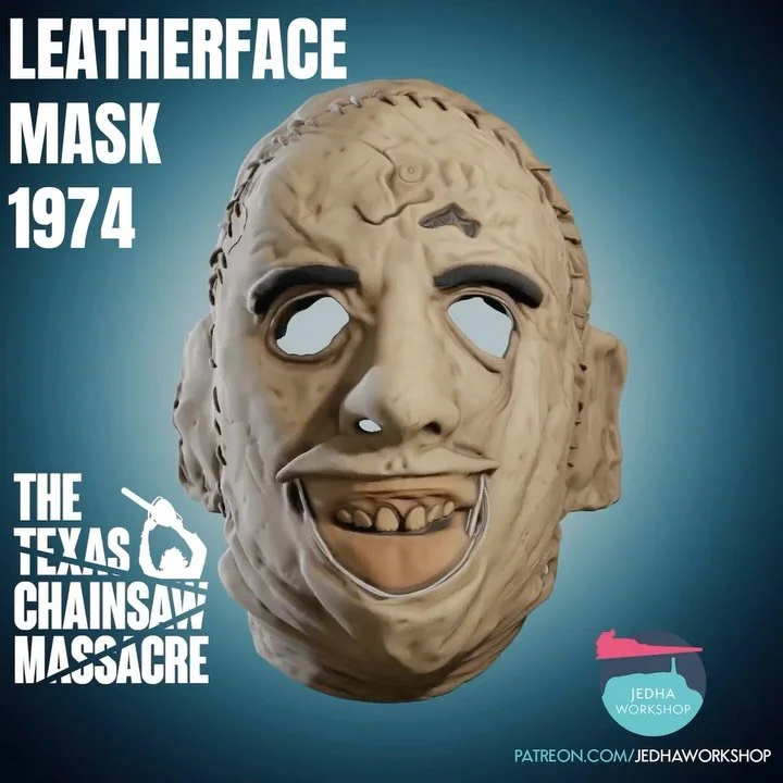 Leatherface Mask 3D Print Files (The Texas Chainsaw Massacre 1974)

&ldquo;Who will survive and what will be left of them?&rdquo;

I&rsquo;ve gone back to my horror roots here! This will be the first of many masks I&rsquo;ll be releasing over October