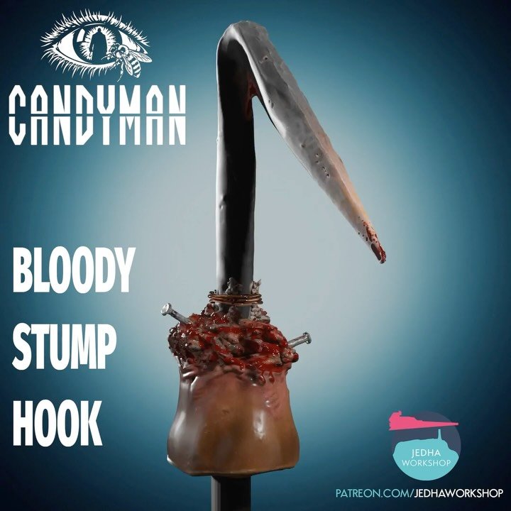 Candymans Bloody Stump Hook from Candyman (1992) has been added to the SHOP and PATREON! 🪝😊

&ldquo;I am the writing on the wall, the whisper in the classroom. Without these things, I am nothing. So now, I must shed innocent blood. Come with me.&rd