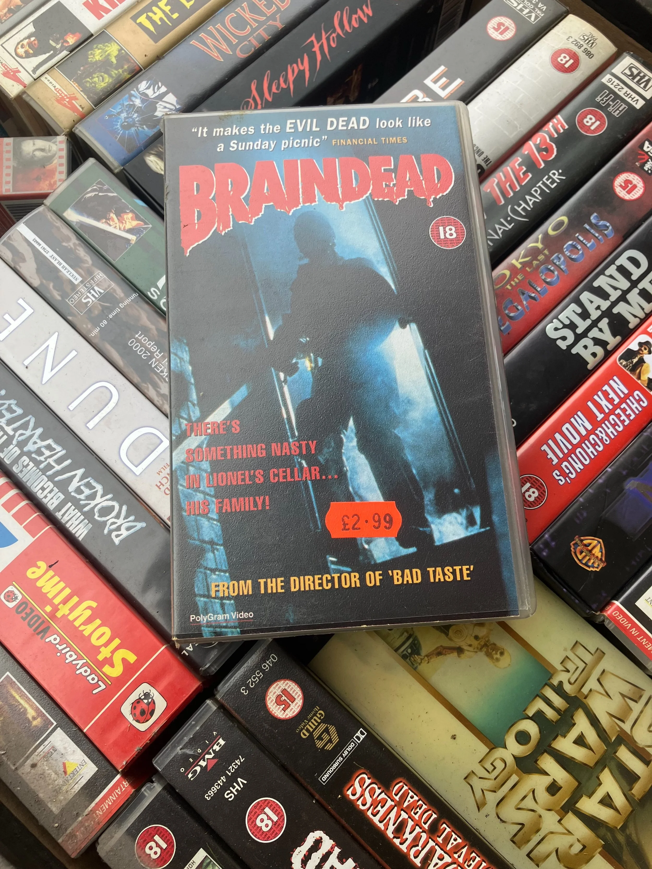 I went hunting in my garage for a specific rare special edition DVD I have as I want to 3D model it. Forgot just how many movies I have, tons even on VHS. I think I even have BETAMAX copy of Texas Chainsaw somewhere.

Some absolute bangers, classics,