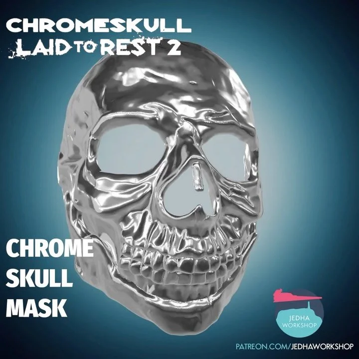 Jesse &ldquo;Chrome Skull&rdquo; Cromeans Mask 3D Print Files from Laid to Rest 2 (2011) have been added to the Shop and Patreon! 💀

&ldquo;It&rsquo;s not the mask. It&rsquo;s intimidating. It&rsquo;s the man behind it.&rdquo;

Truth be told, I&rsqu