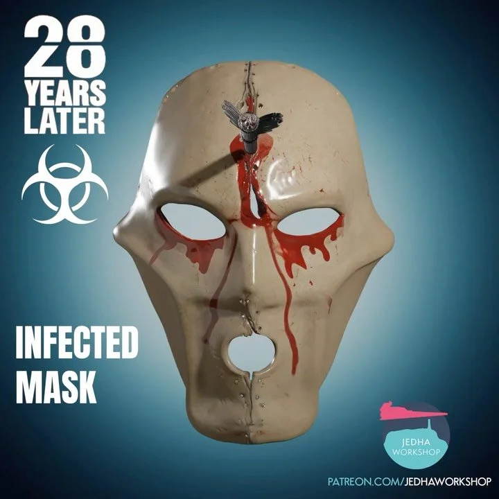 Infected Mask 3D Print Files from 28 Years Later are now in the Shop and Patreon!

&ldquo;Boots&mdash;boots&mdash;boots&mdash;boots&mdash;movin&rsquo; up an&rsquo; down again!&rdquo;

I think this qualifies as part of my ongoing &lsquo;cult theme.&rs