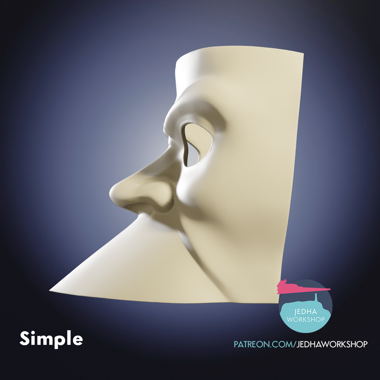 Bauta Mask 3D 15.png (Copy)