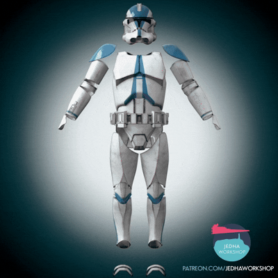 Clone Trroper Phase II Armour OWK Render .gif