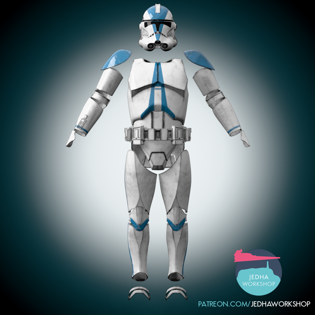 Clone Trooper Phase II (Live Action) Full Finished Armour (Obi Wan Kenobi)