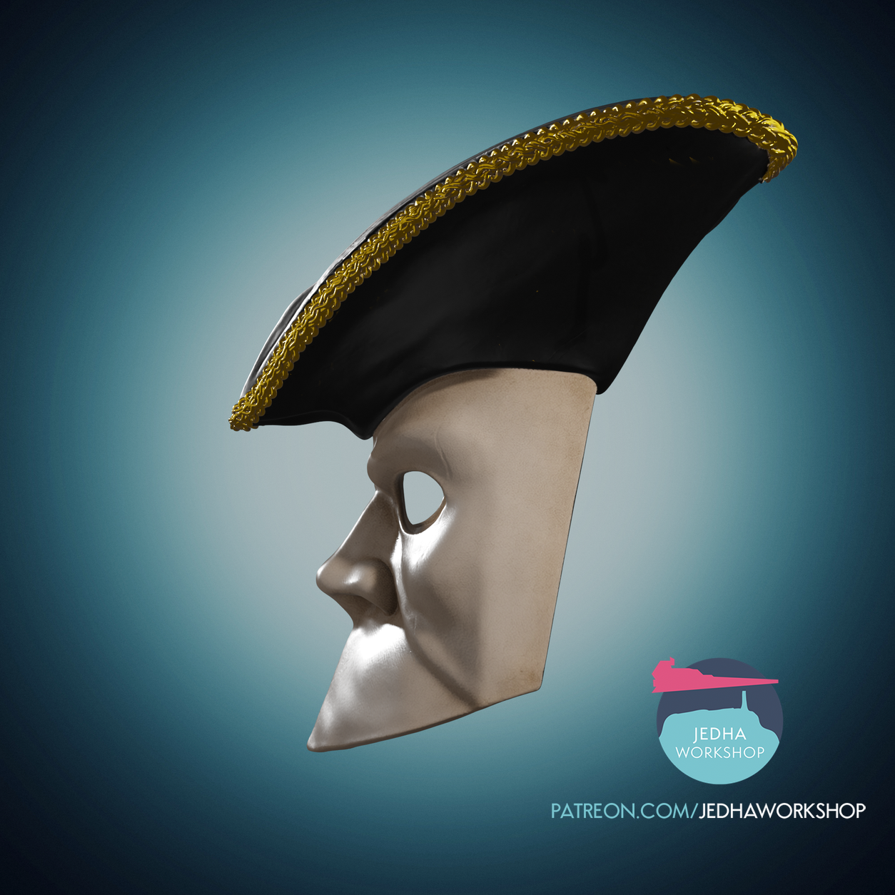 Bauta With Hat 3D 3.png (Copy)