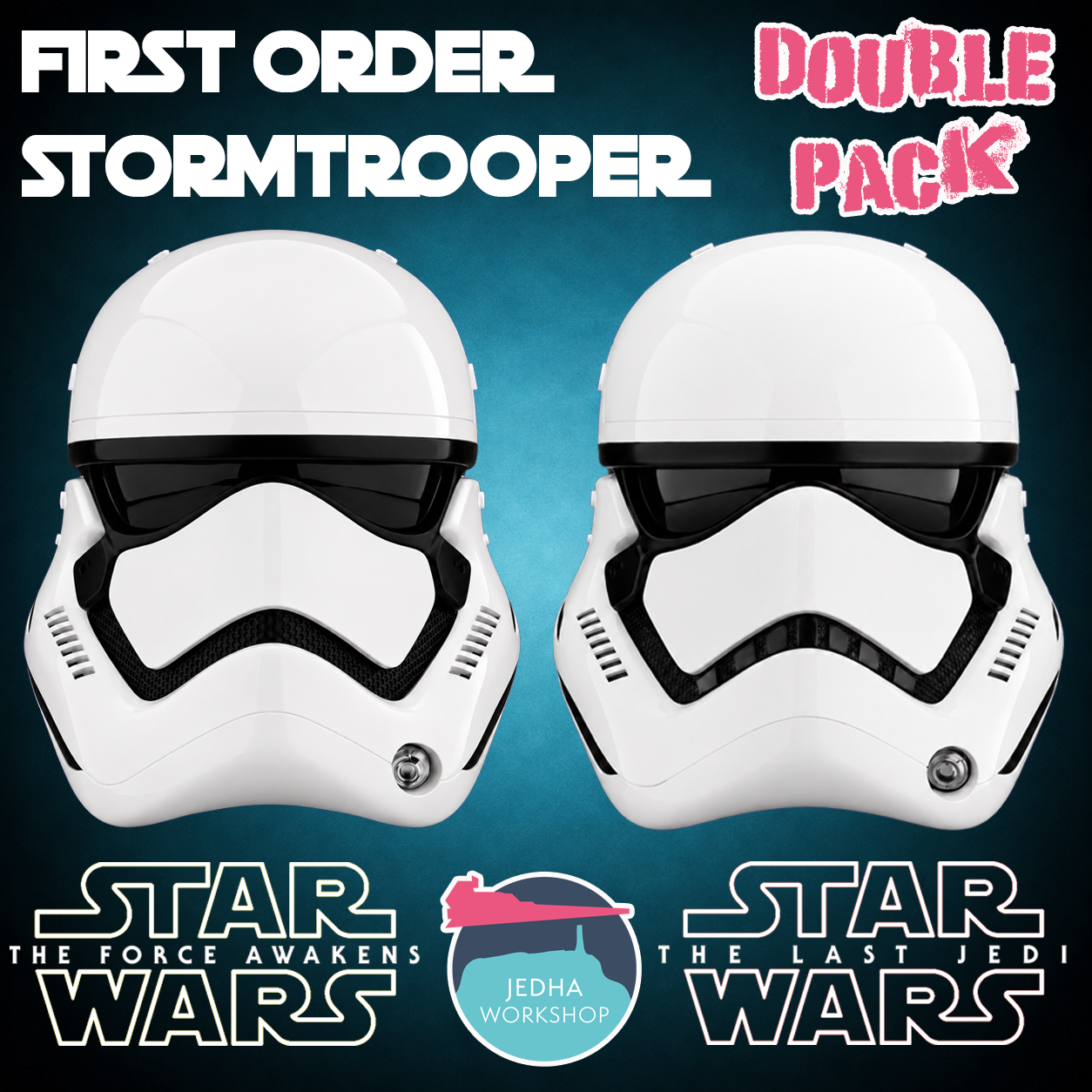 First Order Stormtrooper 3D Print Files (Double Pack Save £13)