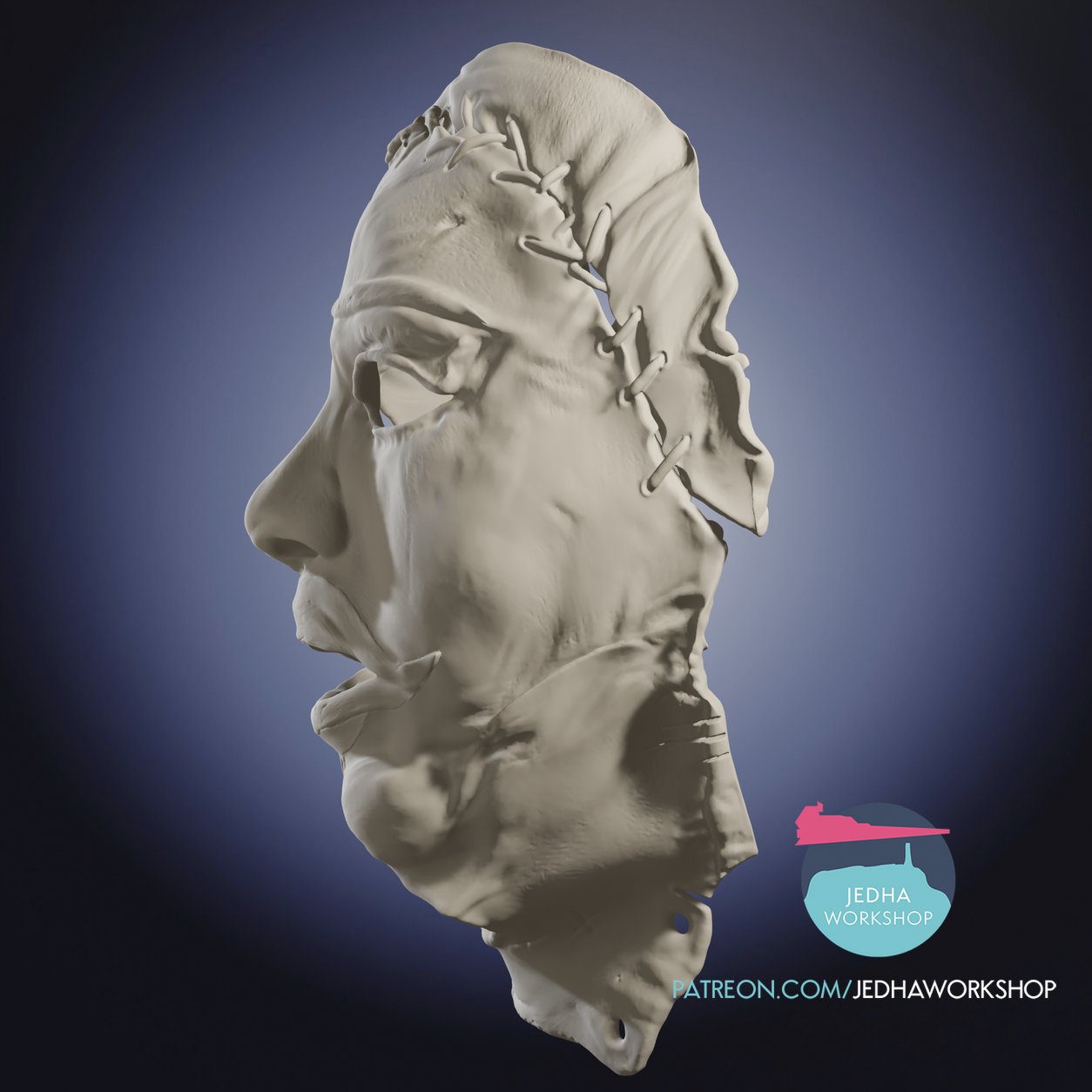 Leatherface Pretty Woman Mask 3D 11.png