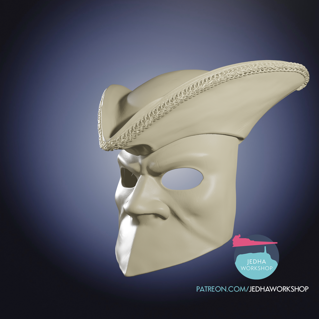 Bauta With Hat 3D 8.png (Copy)
