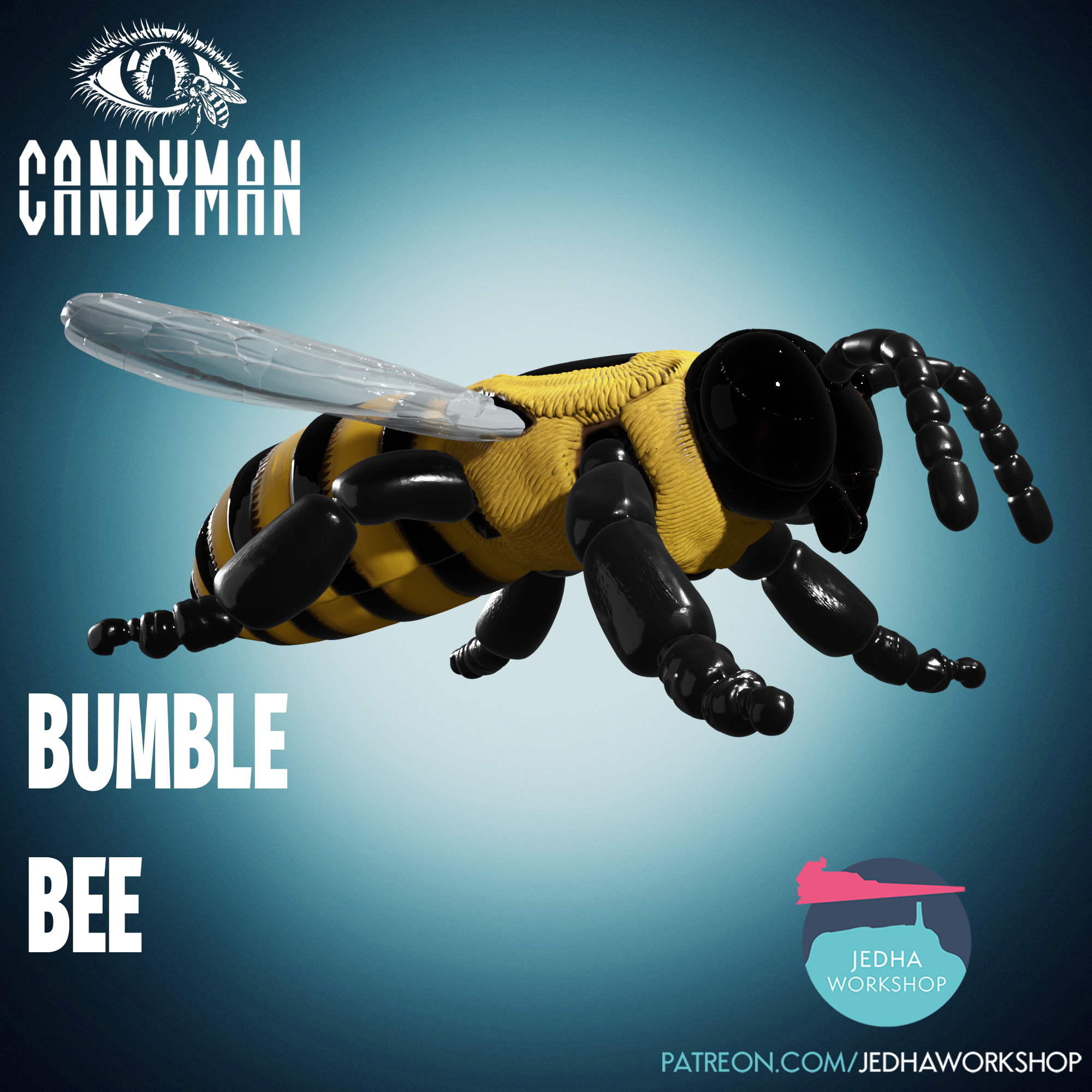 Candyman Bumble Bee 3D Print Files (Candyman 1992)