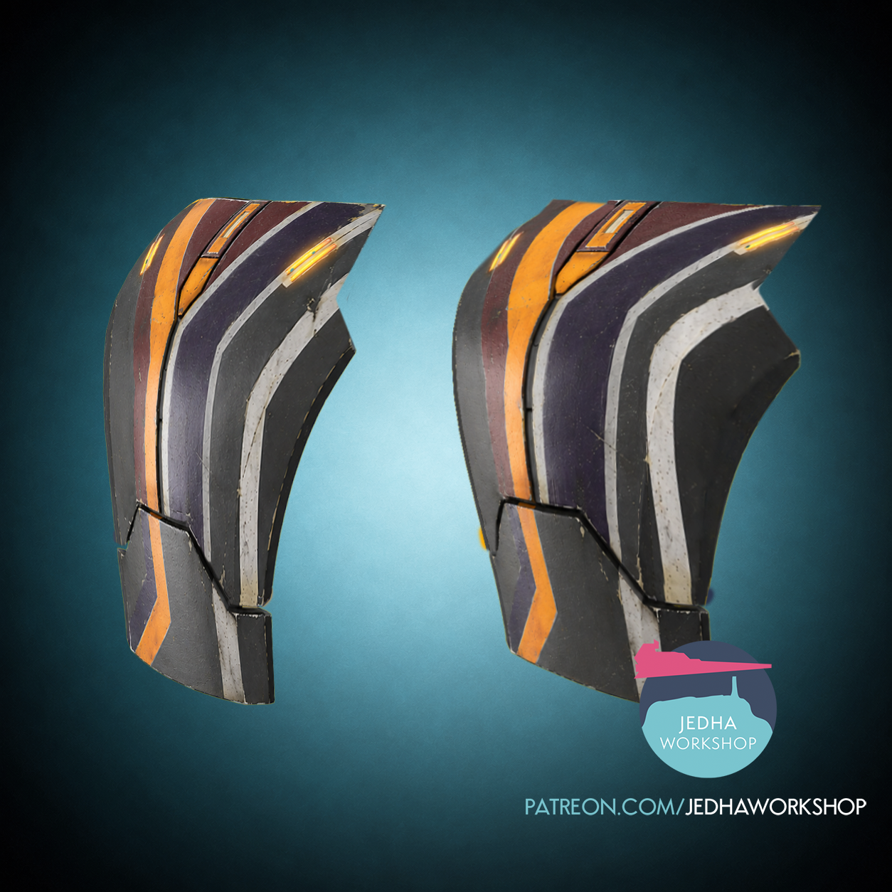 Sabine Wren Larger Bust Chest, Abdomen and Back Armour Only (Realistic Style) 3D Print Files (Ahsoka)