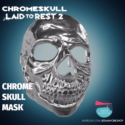 2.Chrome Skull Video Render.gif