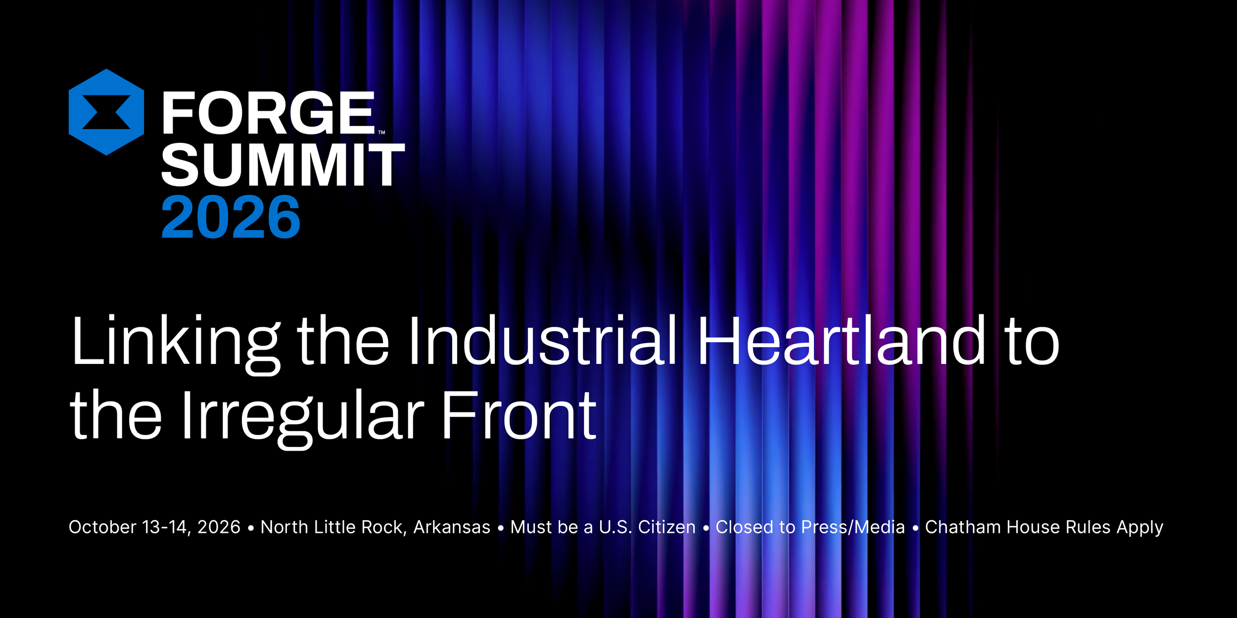 Oct. 13-14, 2026 - Forge Summit