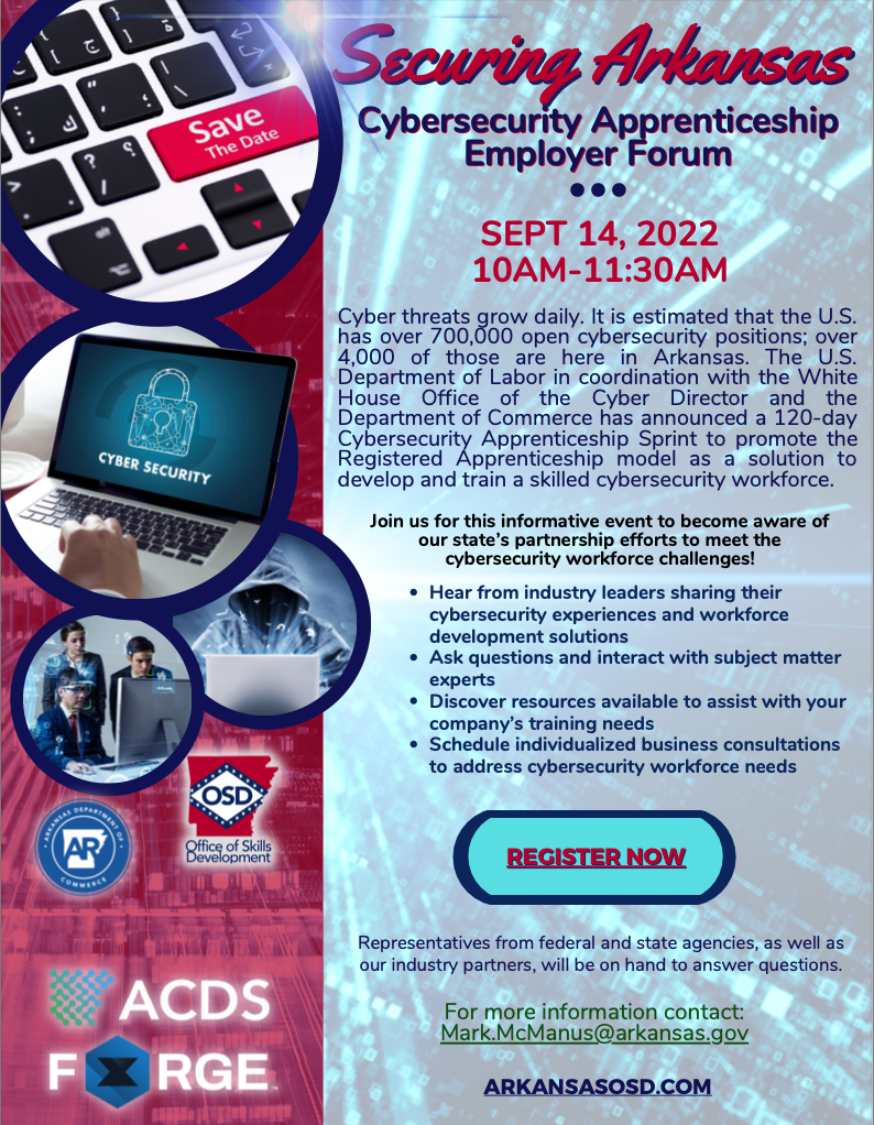 Cybersecurity Apprenticeship Employer Accelerator — Institute