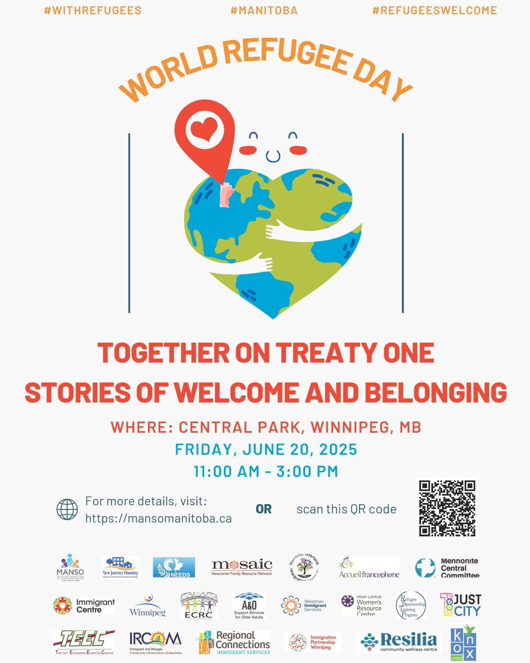 We'll be at Central Park in Winnipeg on Friday, June 20th from 11-3! Stop by our booth to chat about our research, try out Dr. Lam's board game, and learn about our anti-racism work!
