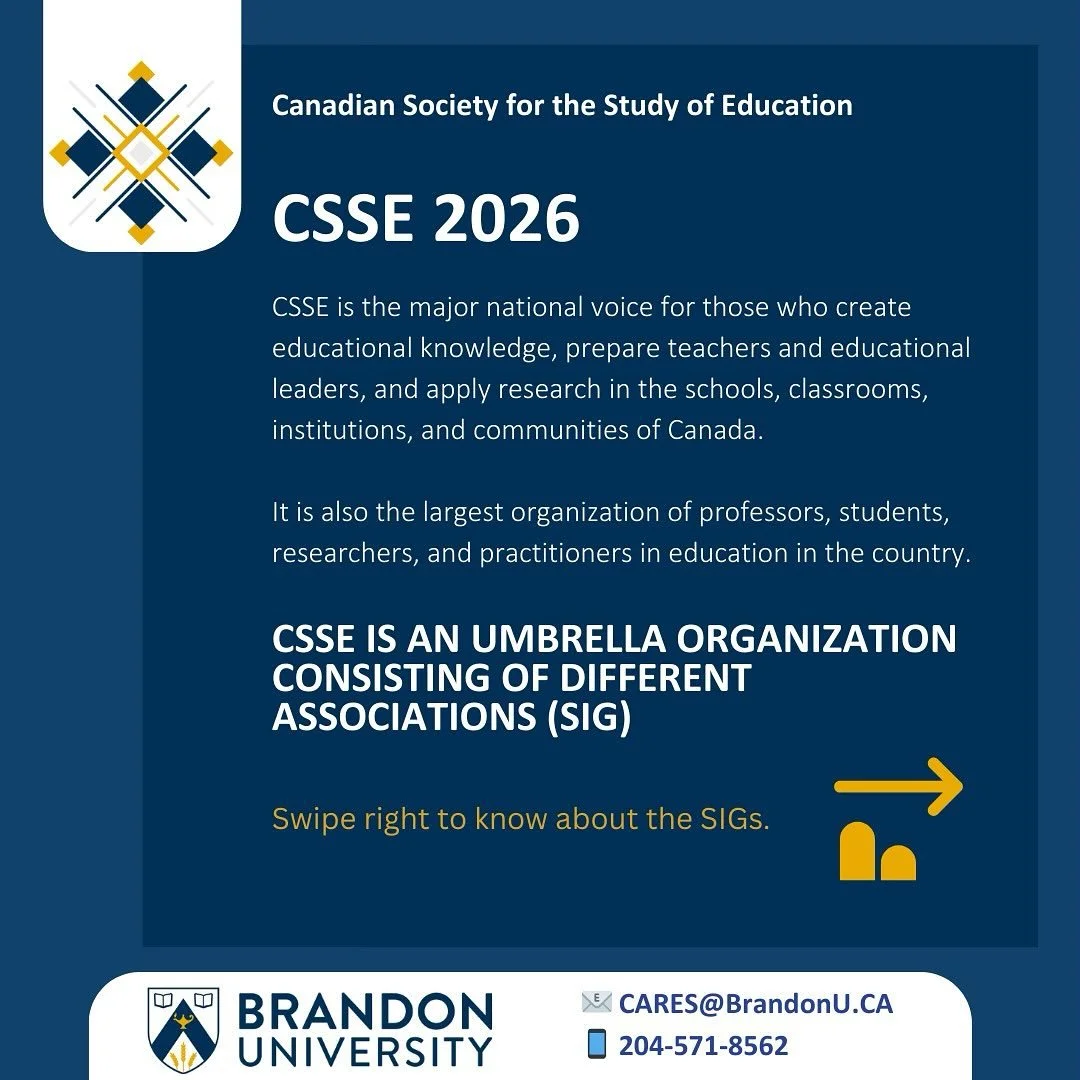 CSSE 2026 - Call for Proposals 

Learn about the different SIGs and important info (e.g., dates and location)

DM us for more information and/or support.