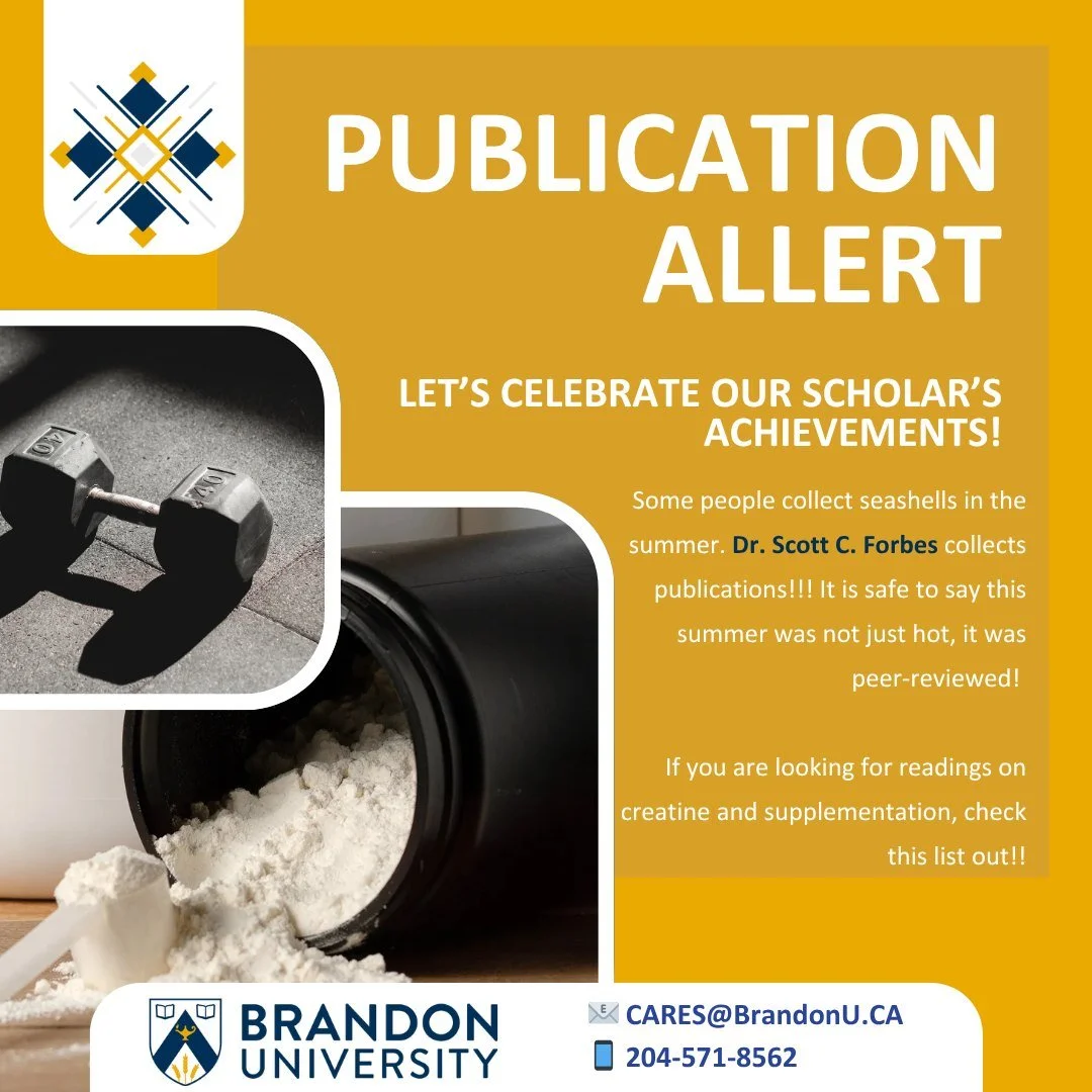 Academic heatwave successfully achieved this past summer! Check out Dr. @scott_forbes_phd work!!!