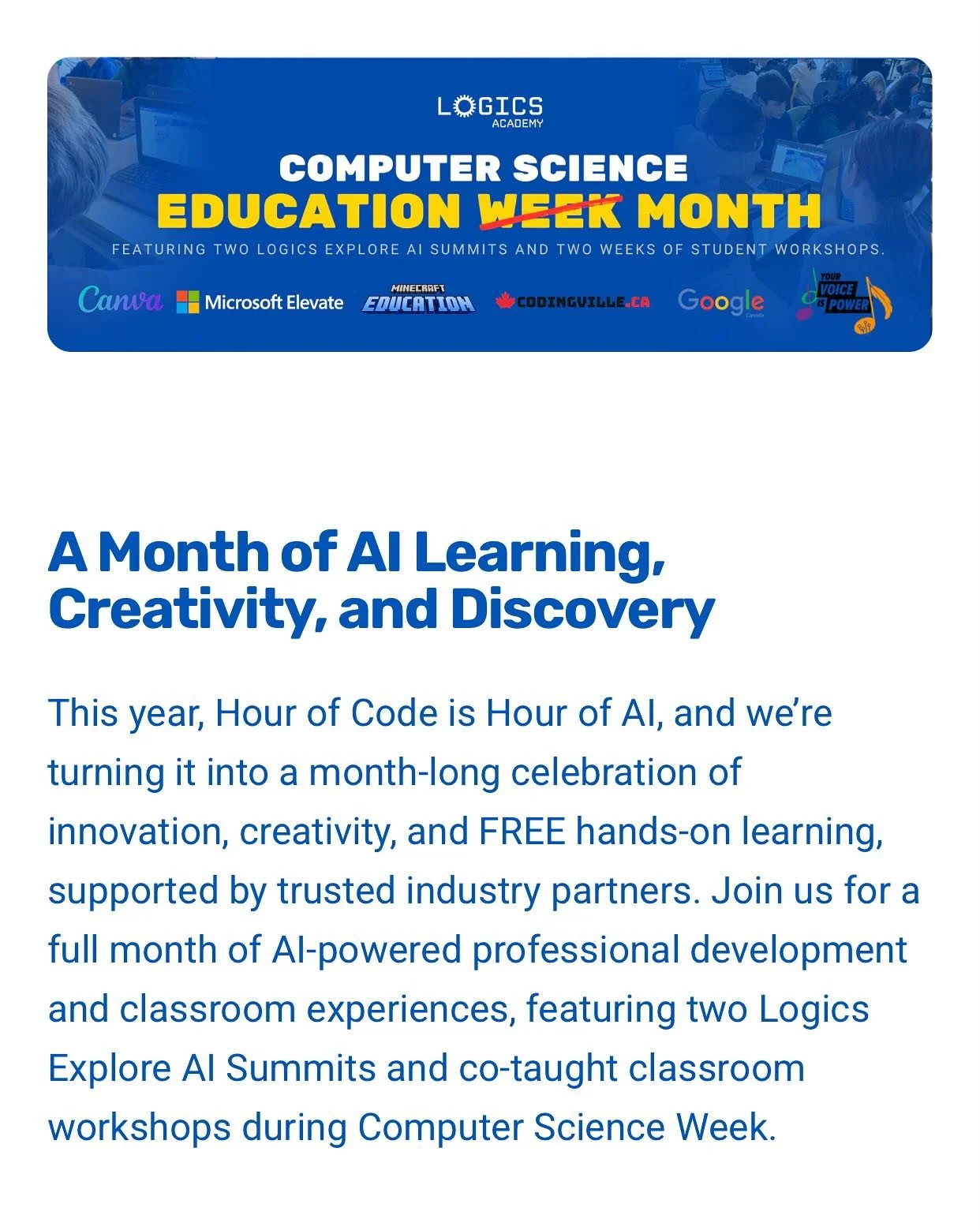 ✏️ From lesson planning with Copilot to personalized workflows with Gemini, Hour of AI 2025 is your chance to explore AI in education like never before. Save the dates and get ready to transform your practice. 

#ai #aiineducation #teachinginnovation