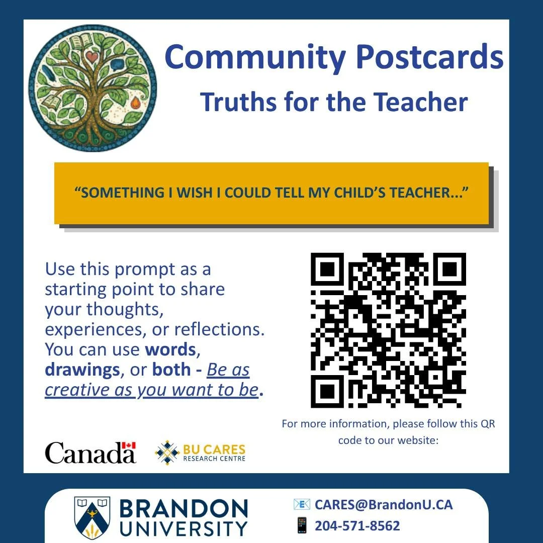 @the.story.grounds are inviting folks to support a #community-driven project called Community Postcards: Truths for the Teacher.

The project provides folks with a safe, anonymous way to share thoughts, experiences, and reflections they wish teachers