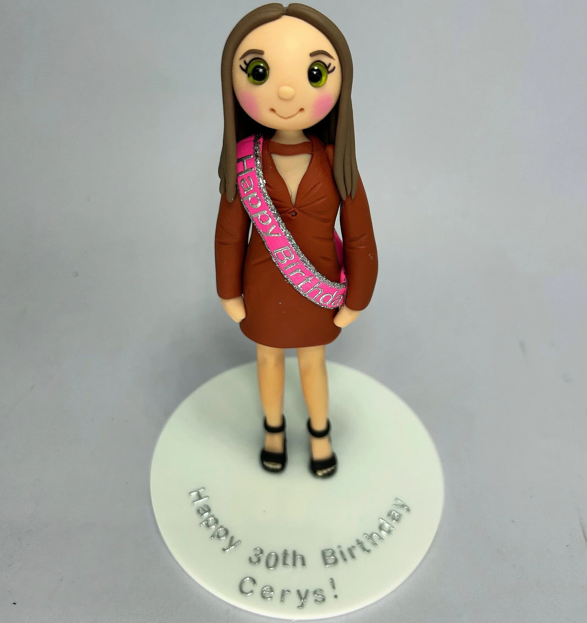 Birthday Cake Topper i made for my friends daughter Cerys,  Happy 30th Birthday Cerys!
##birthdaycaketopper  #30thbirthday