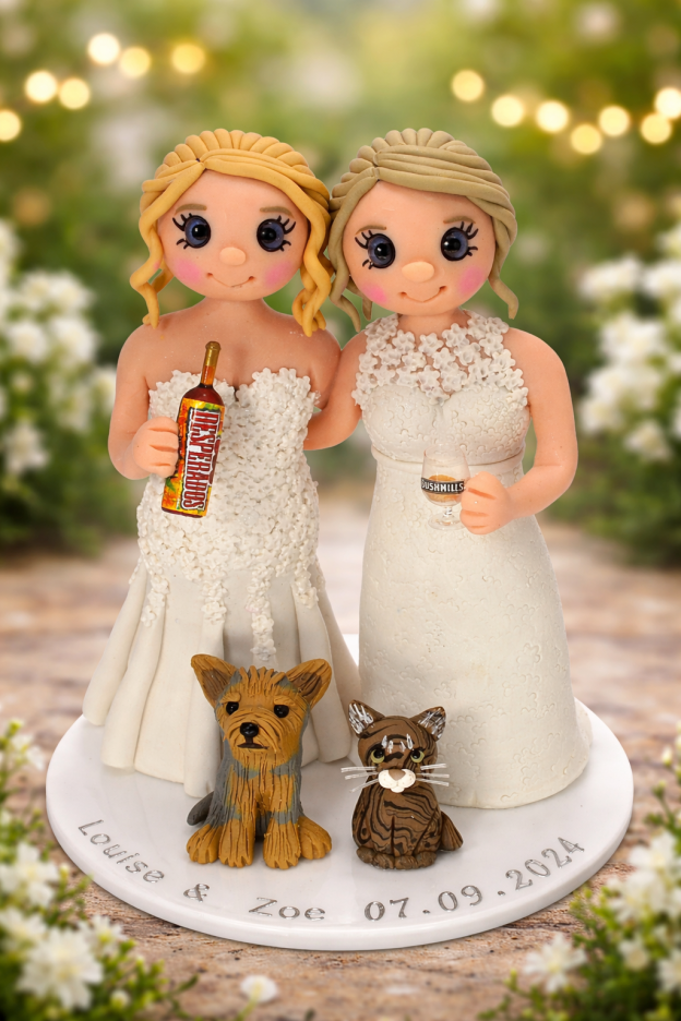 Wedding Cake Toppers with Pets: How to Include Your Dog (or Cat!) on Your Big Day