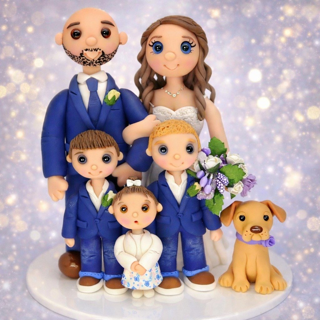 Hi everyone
Are engaged to me married and planning your wedding? 
 I&rsquo;ve been making these personalised wedding cake toppers since 2013.
I work From Photos to create your personalised wedding cake topper.
You can have a Traditional couple, Or yo
