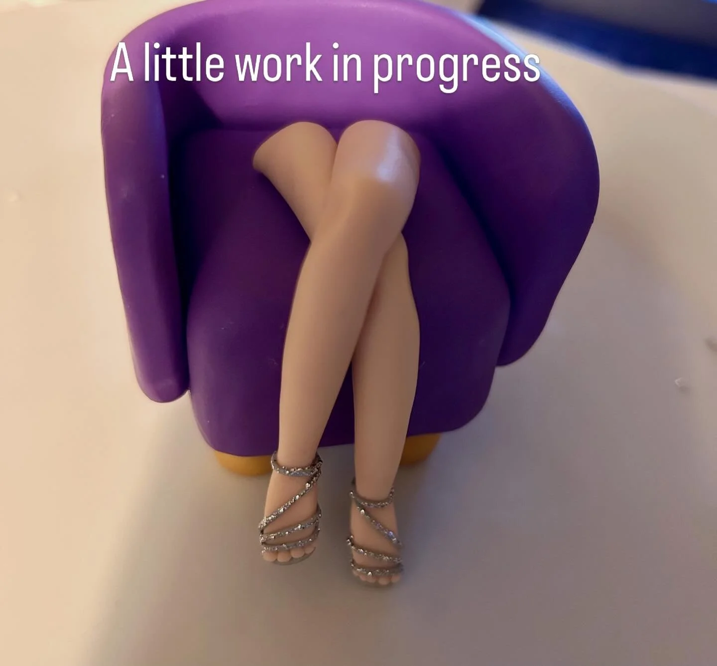 A little work in progress #birthdaycaketopper