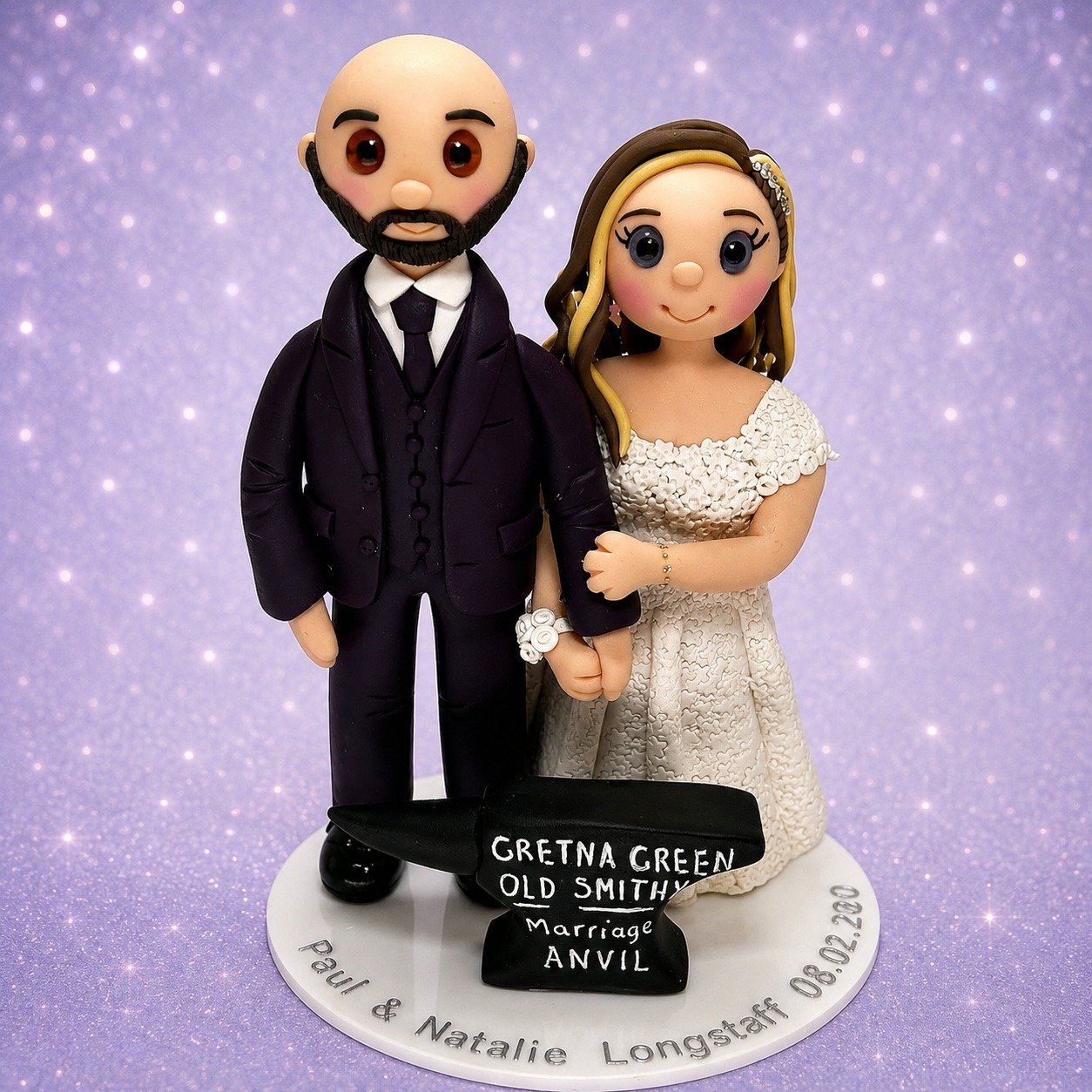 Congratulations to Mr &amp; Mrs longstaff who got married at Gretna Green
Here is the personalised wedding cake topper i made for them.
lifetime keepsakes
#engaged  #bridetobe #customcaketoppers