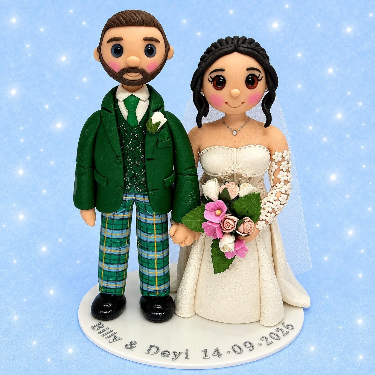 Congratulations to Billy and Deyi.
#WeddingCakeTopper #personalisedweddingcaketopper #WeddingPlanning #engagement #gettingmarriedsoon