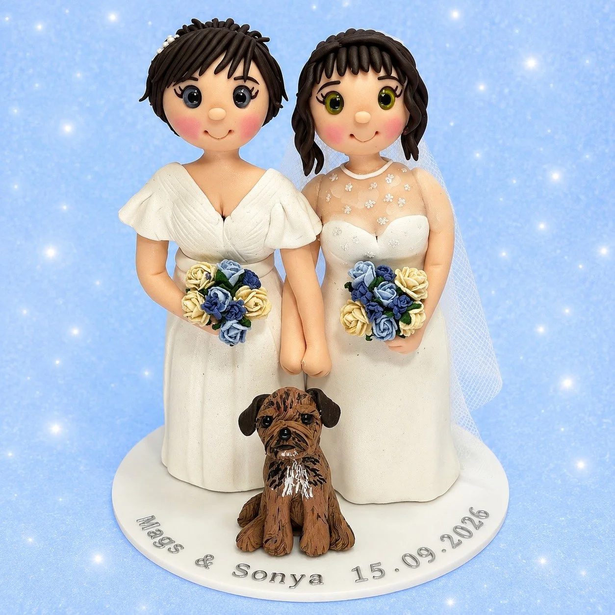 Congratulations Sonya and Mags!
I hope you both had a great day yesterday.
#WeddingCakeTopper #lgbtq🌈