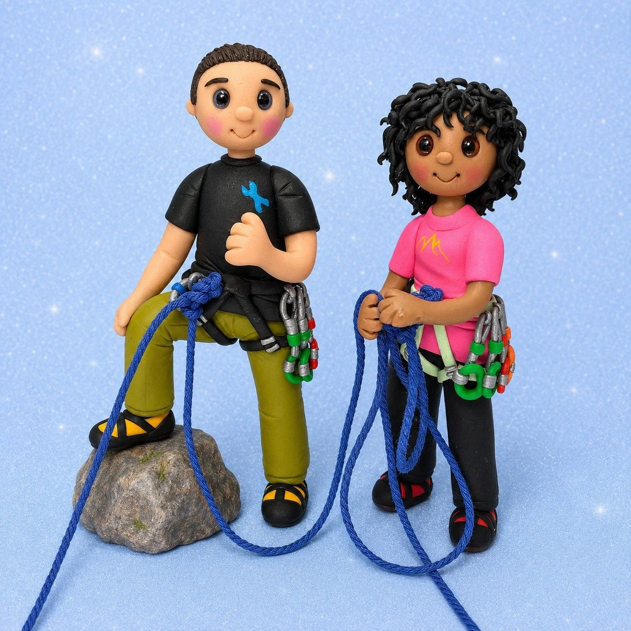 Wedding cake topper i made for a couple that love rock climbing!
#rockclimbing #hiking #weddings2026 #Weddings2027 #weddingcaketopper #engagement
