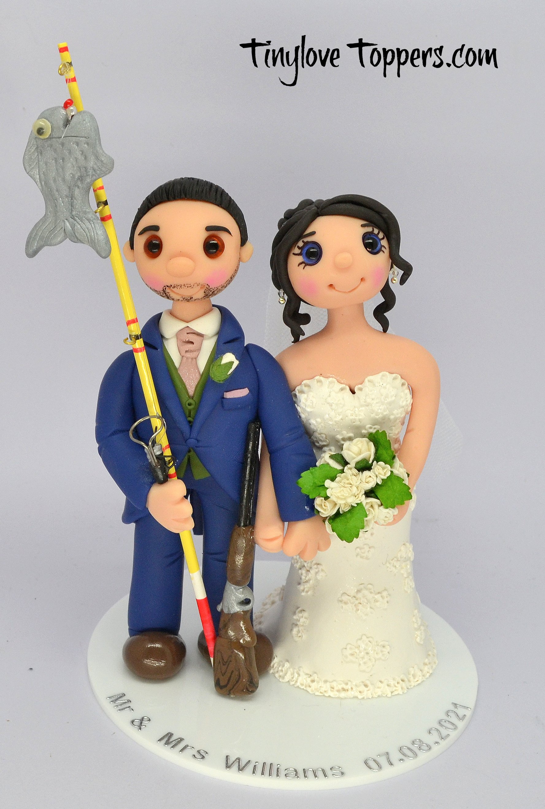 Wedding cake toppers for forever keepsakes — TINYLOVE WEDDING CAKE TOPPERS