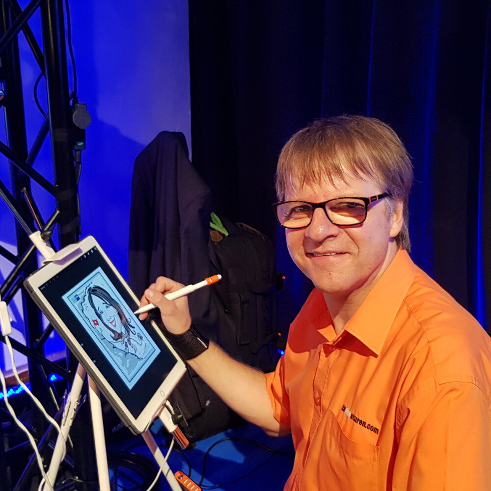 Schnelllzeichner auf Event in Hamburg - 1